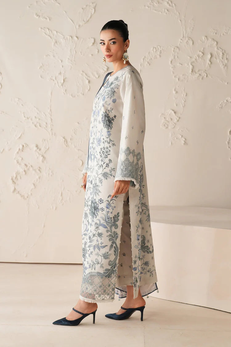 BrandsInn-3PC VISCOSE PRINTED SHIRT WITH VISCOSE PRINTED DUPATTA AND TROUSER-BI-2633