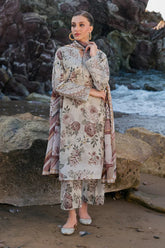 BrandsInn-3PC KARANDI PRINTED SHIRT WITH KARANDI PRINTED DUPATTA AND TROUSER-BI-2571