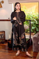 BrandsInn-2PC DHANAK EMBROIDERED SHIRT AND EMBROIDRED TROUSER-BI-132