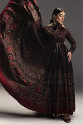 BrandsInn-3PC DIGITAL PRINTED FROCK WITH SILK PRINTED DUPATTA & PRINTED TROUSER-BI-071
