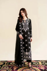 BrandsInn-3PC LAWN EMBROIDERED SHIRT WITH KHADDI NET EMB DUPATTA AND TROUSER-BI-4923