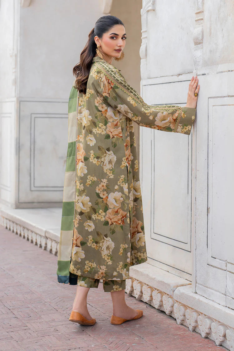 BrandsInn-3PC KARANDI PRINTED SHIRT WITH KARANDI PRINTED DUPATTA AND TROUSER-BI-2579