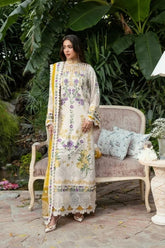 BrandsInn-3PC KARANDI EMBROIDERED SHIRT WITH KARANDI EMBROIDERED SHAWL AND KARANDI TROUSER-BI-5293