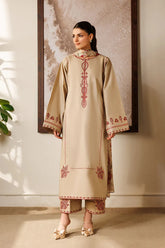 BrandsInn-3PC LAWN EMBROIDERED SHIRT WITH CHIFFON PRINTED DUPATTA AND EMB TROUSER-BI-4869