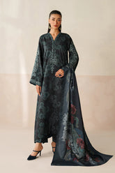 BrandsInn-3PC VISCOSE PRINTED EMB SHIRT WITH VISCOSE PRINTED DUPATTA AND TROUSER-BI-2631