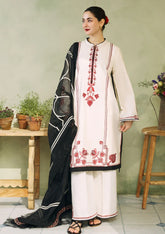 BrandsInn- 3PC LAWN EMBROIDERED SHIRT WITH DIAMOND PRINTED DUPATTA-BI_738