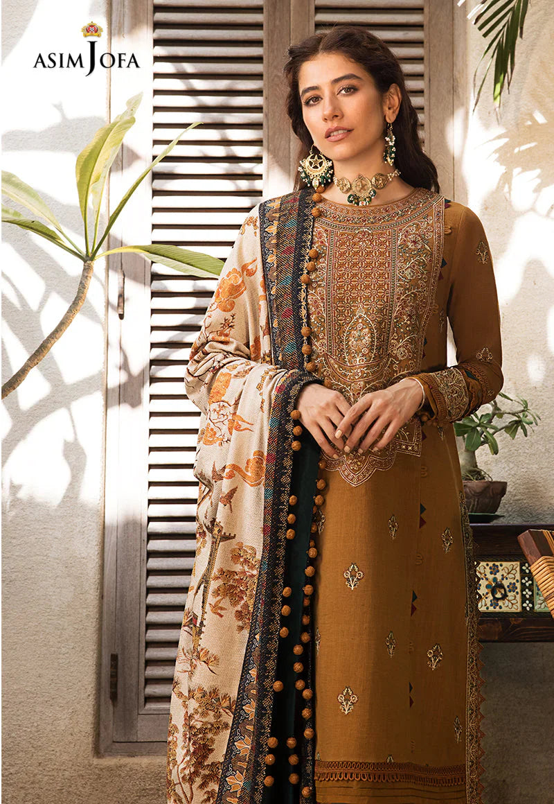 BrandsInn-3PC LAWN EMBROIDERED WITH MONARK PTINT DUPATTA & TROUSR-BI-214