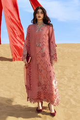 BrandsInn-3PC LAWN CHIKANKARI EMBROIDERED SHIRT WITH KHAADI NET EMBROIDERED DUPATTA AND TROUSER -BI-4775