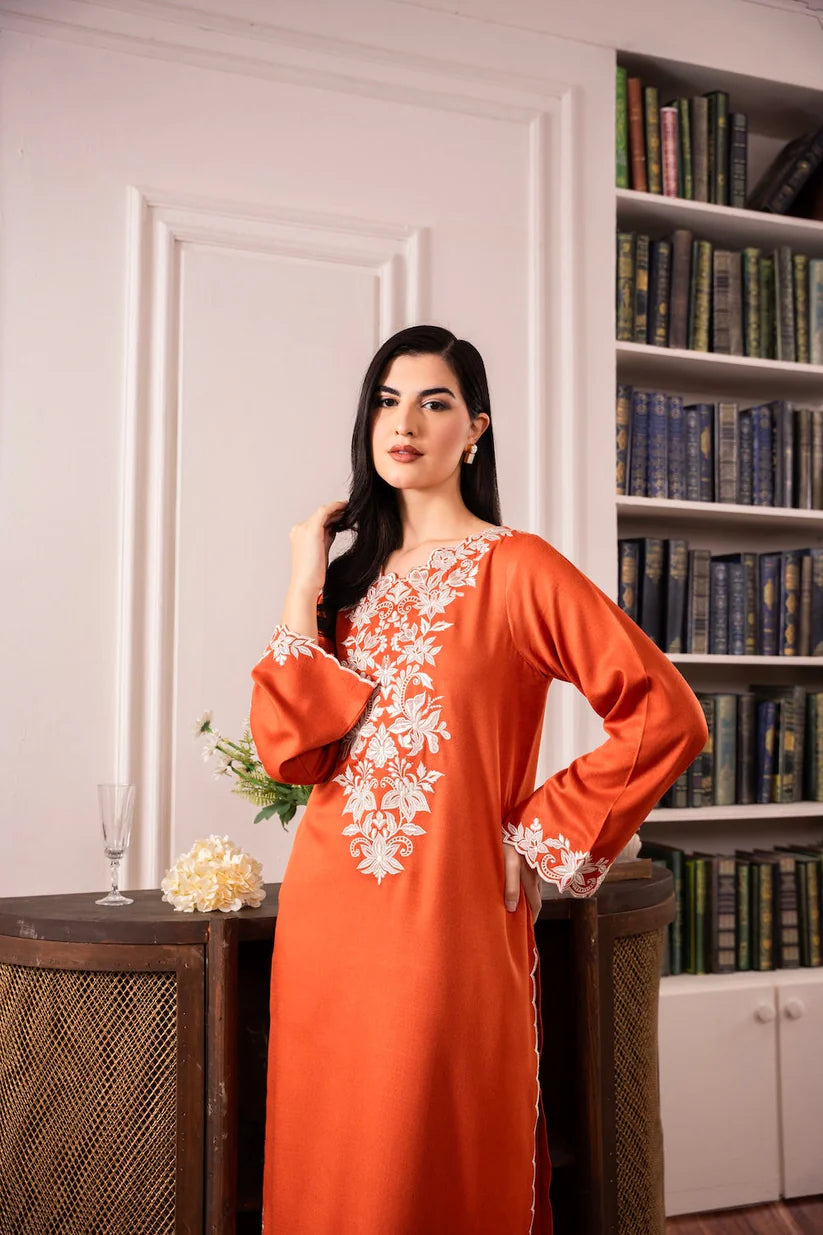 BrandsInn-3PC LAWN EMBROIDERED SHIRT WITH BAMBER CHIFFON DUPATTA AND LAWN TROUSER-BI-255