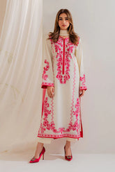 BrandsInn-3PC LAWN EMBROIDERED SHIRT WITH CHIFFON TYE&DYE DUPATTA AND TROUSER-BI-4655