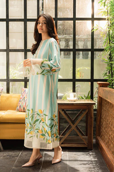 BrandsInn-2pc Shemoz Silk Print With Shemoz Silk Trouser-BI-4106