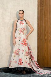 BrandsInn-3pc Shemoz Silk Print Shemoz Silk Print Dupatta With Shemoz Silk Trouser-BI-4078