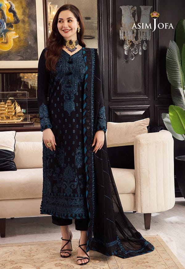 BrandsInn-3PC LAWN EMBROIDERED SHIRT WITH BAMBER CHIFFON EMBROIDERED DUPATTA AND LAWN TROUSER-BI-232