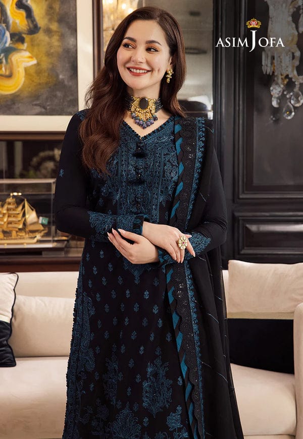 BrandsInn-3PC LAWN EMBROIDERED SHIRT WITH BAMBER CHIFFON EMBROIDERED DUPATTA AND LAWN TROUSER-BI-232