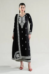 BrandsInn-3PC LAWN EMBROIDERED SHIRT WITH KHADDI NET EMBROIDERED DUPATTA AND TROUSER-BI-4778