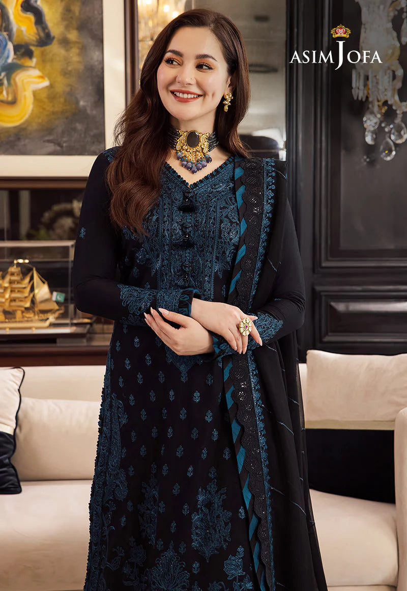 BrandsInn-3PC LAWN EMBROIDERED SHIRT WITH BAMBER CHIFFON EMBROIDERED DUPATTA AND LAWN TROUSER-BI-232