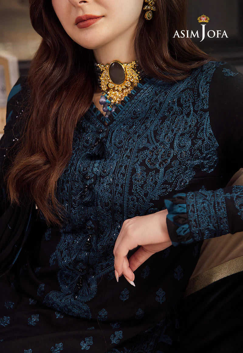 BrandsInn-3PC LAWN EMBROIDERED SHIRT WITH BAMBER CHIFFON EMBROIDERED DUPATTA AND LAWN TROUSER-BI-232