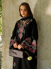 BrandsInn-3PC LAWN EMBROIDERED SHIRT WITH KHADDI NET EMBROIDERED DUPATTA AND TROUSER-BI-4852