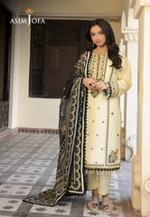 BrandsInn- 3PC LAWN EMBROIDERED SHIRT WITH MONARK PRINTED DUPATTA AND TROUSER-BIC-406