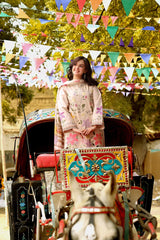 BrandsInn-3PC LAWN EMBROIDERED SHIRT WITH KHAADI NET PRINTED DUPATTA & EMB TROUSER-BI-4783