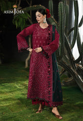 BrandsInn-3PC KARANDI EMBROIDERED SHIRT WITH KARANDI EMB SHAWL AND TROUSER-BI-5235