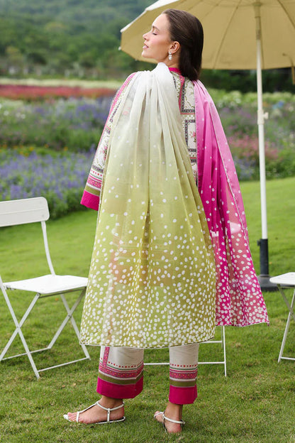 BrandsInn-3PC KHADDAR PRINTED SHIRT WITH KHADDAR PRINTED DUPATTA AND PRINTED TROUSER-BI-2625