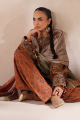 BrandsInn-3PC VISCOSE PRINTED SHIRT WITH VISCOSE PRINTED DUPATTA AND TROUSER-BI-2635