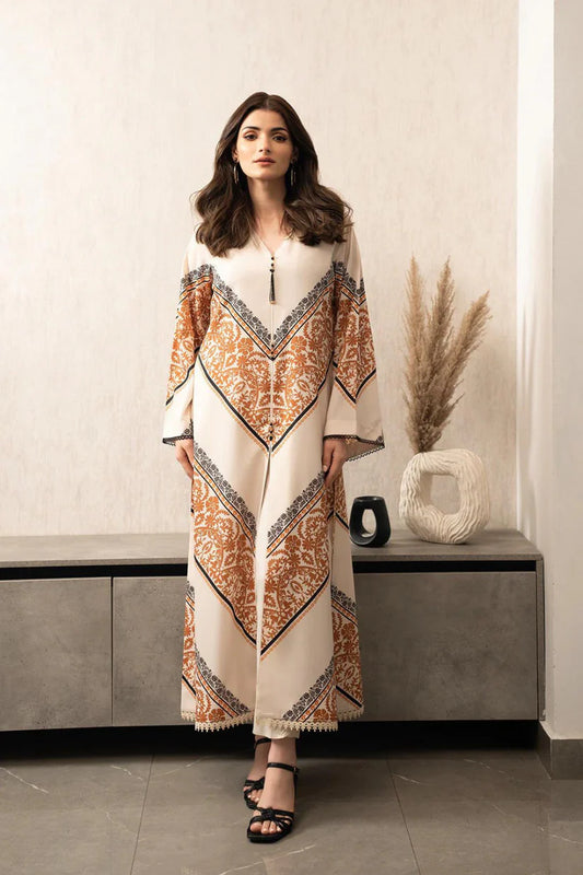 BrandsInn-2pc Shemoz Silk Print With Shemoz Silk Trouser-BI-4079