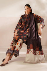 BrandsInn-3PC VISCOSE PRINTED SHIRT WITH VISCOSE PRINTED DUPATTA AND TROUSER-BI-2634