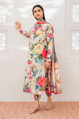 BrandsInn-3PC KARANDI PRINTED SHIRT WITH KARANDI PRINTED DUPATTA AND TROUSER-BI-2578