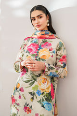 BrandsInn-3PC KARANDI PRINTED SHIRT WITH KARANDI PRINTED DUPATTA AND TROUSER-BI-2578