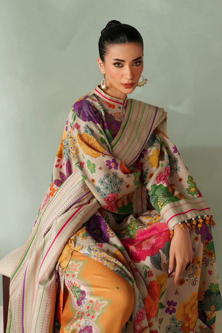 BrandsInn-3PC VISCOSE PRINTED SHIRT WITH VISCOSE PRINTED DUPATTA AND TROUSER-BI-2636