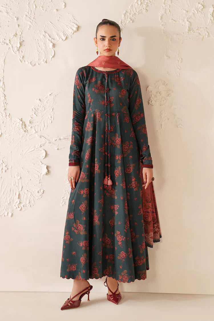 BrandsInn-3PC VISCOSE PRINTED SHIRT WITH VISCOSE PRINTED DUPATTA AND TROUSER-BI-2640