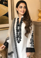 BrandsInn-3PC DHANAK EMBROIDERED WITH ORGANZA EMBROIDERED DUPPATTA-BI-3137