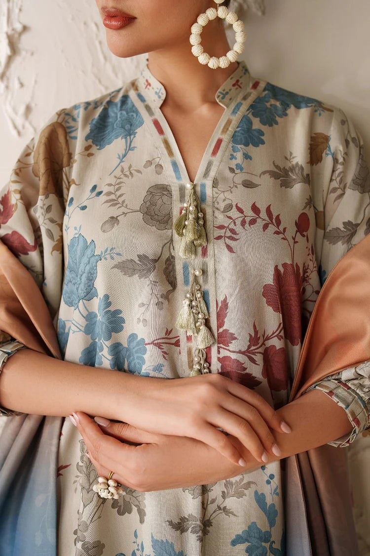 BrandsInn-3PC VISCOSE PRINTED SHIRT WITH VISCOSE PRINTED DUPATTA AND TROUSER-BI-2641
