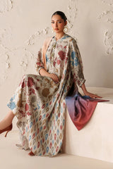 BrandsInn-3PC VISCOSE PRINTED SHIRT WITH VISCOSE PRINTED DUPATTA AND TROUSER-BI-2641
