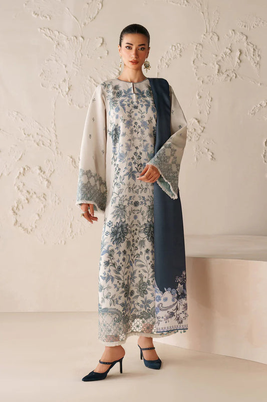 BrandsInn-3PC VISCOSE PRINTED SHIRT WITH VISCOSE PRINTED DUPATTA AND TROUSER-BI-2633