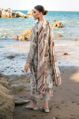 BrandsInn-3PC KARANDI PRINTED SHIRT WITH KARANDI PRINTED DUPATTA AND TROUSER-BI-2571