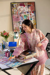 BrandsInn-3PC LAWN DIGITAL PRINTED EMB SHIRT WITH SILK PRINTED DUPATTA AND PRINTED TROUSER-BI-056