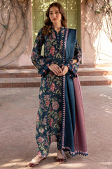 BrandsInn-3PC KHADDAR PRINTED SHIRT WITH KHADDAR PRINTED DUPATTA AND PRINT TROUSER-BI-2647