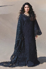 BrandsInn-3PC LAWN HEAVY EMBROIDERED SHIRT WITH CHIFFON PRINTED EMBR DUPATTA AND TROUSER-BI-4786