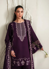 BrandsInn-3PC LAWN EMBROIDERED SHIRT WITH LAWN EMBROIDERED DUPATTA AND TROUSER-BI-4871