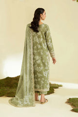 BrandsInn-3PC LAWN DIGITAL PRINTED EMB SHIRT WITH SILK PRINTED EMB DUPATTA AND PRINTED TROUSER-BI-001