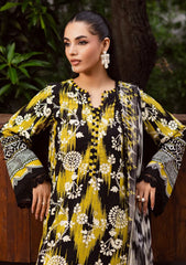 BrandsInn-3PC KHADDAR PRINTED SHIRT WITH KHADDAR PRINTED DUPATTA AND PRINTED TROUSER-BI-