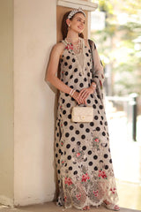 BrandsInn-3PC LAWN PRINTED EMB SHIRT WITH SILK PRINTED DUPATTA AND PRINTED TROUSER-BI-1165