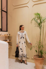 BrandsInn-3PC LAWN EMBROIDERED SHIRT WITH BAMBER TYE&DYE CHIFFON DUPATTA AND TROUSER-BI-4563