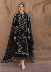 BrandsInn-3PC DHANAK EMBROIDERED SHIRT WITH WOOL PRINTED EMB SHAWL AND TROUSER-BI-5148