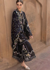BrandsInn-3PC DHANAK EMBROIDERED SHIRT WITH WOOL PRINTED EMB SHAWL AND TROUSER-BI-5148