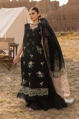 BrandsInn-3PC LAWN EMBROIDERED SHIRT WITH ORGANZA EMBROIDERED DUPATTA AND TROUSER-BI-4661