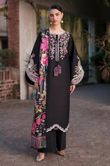 BrandsInn-3PIECE LAWN EMBROIDERED SHIRT WITH CHIFFON PRINTED DUPATTA AND TROUSER-BI-4854